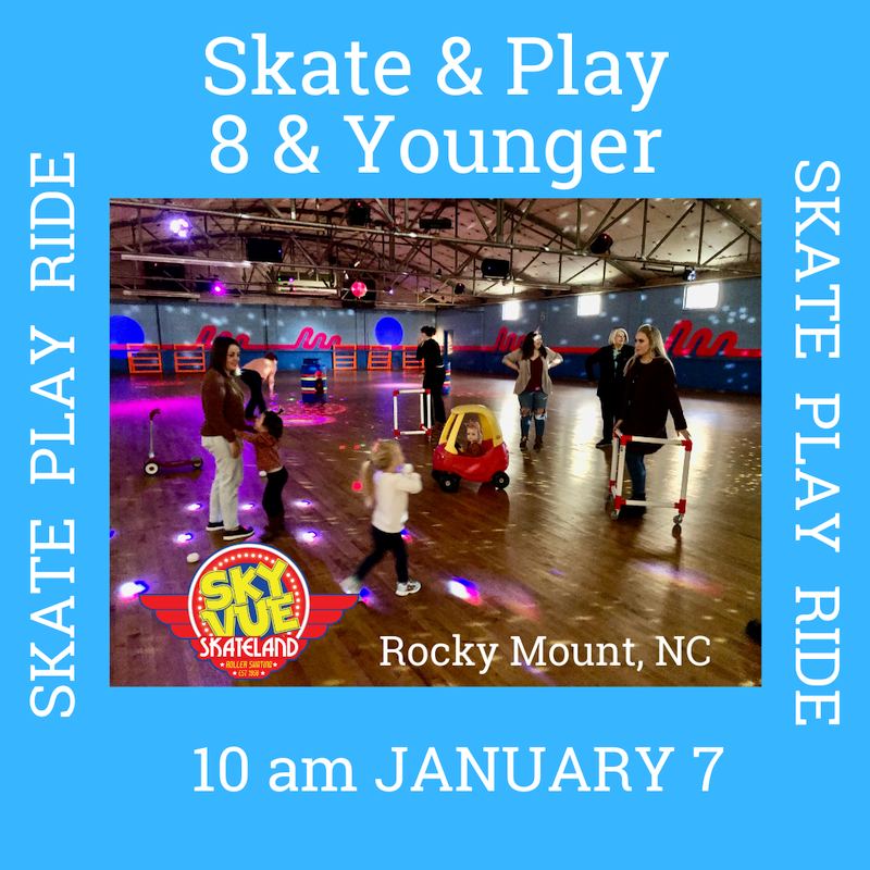 Skate, play and ride on January 7th.