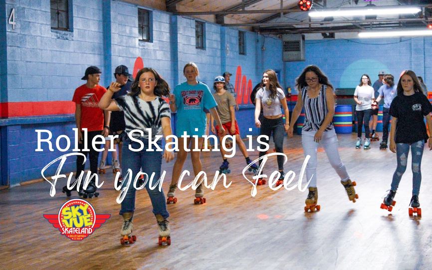 Roller Skating is Fun you can feel