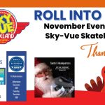 November Events at Sky-Vue Skateland- Santa's Headquarter and Small Business Saturday on November 25th.