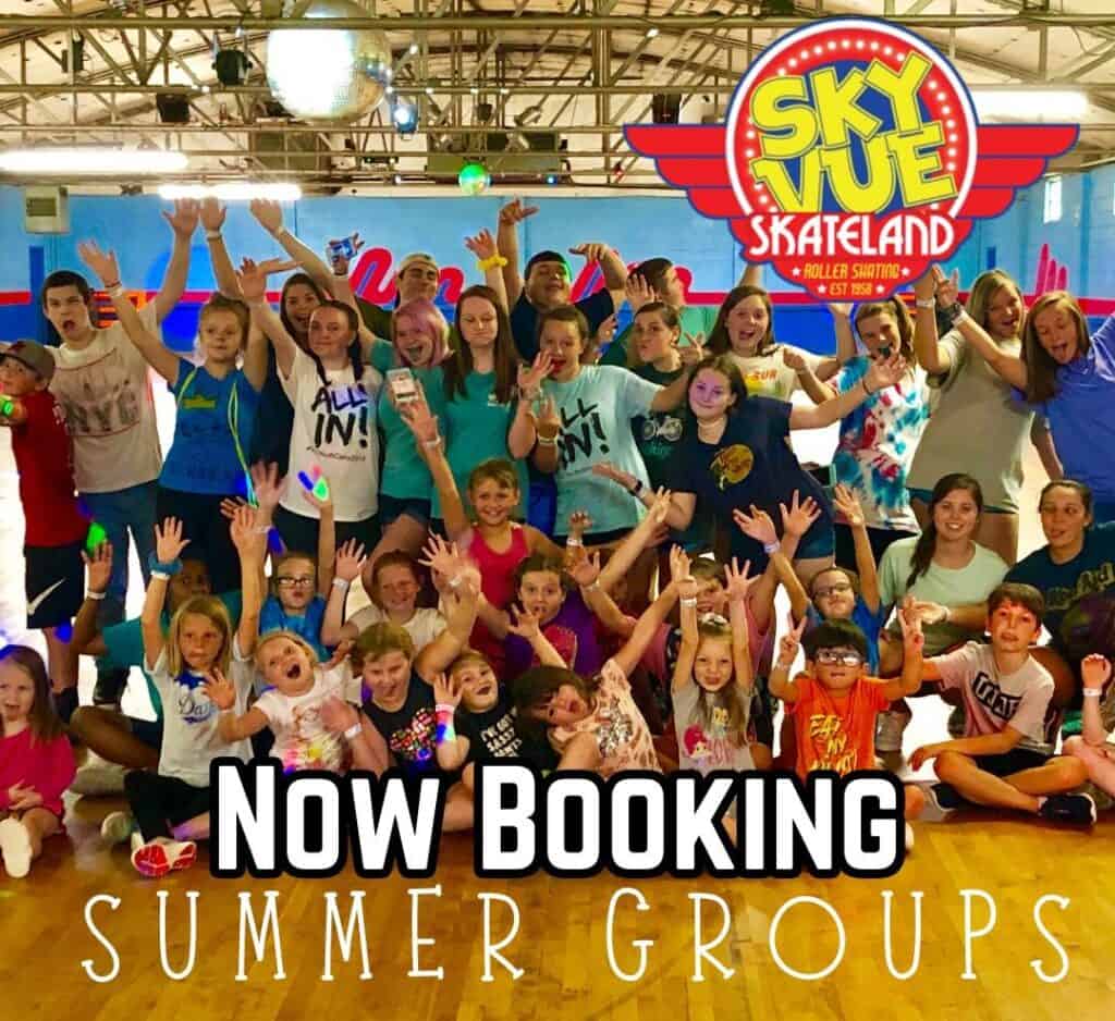 Now Booking Summer Groups