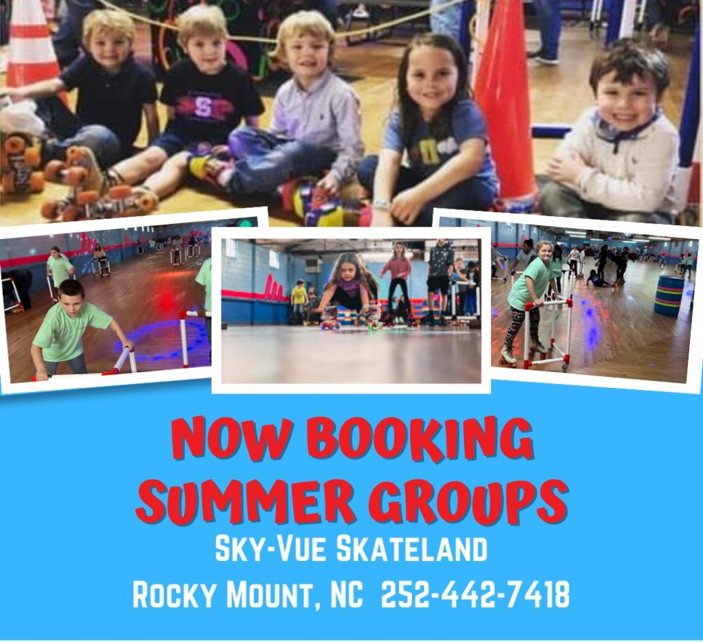 Now Booking Summer Groups