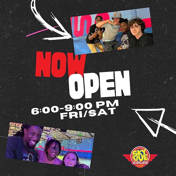 Now Open 6-9 Friday and Saturday